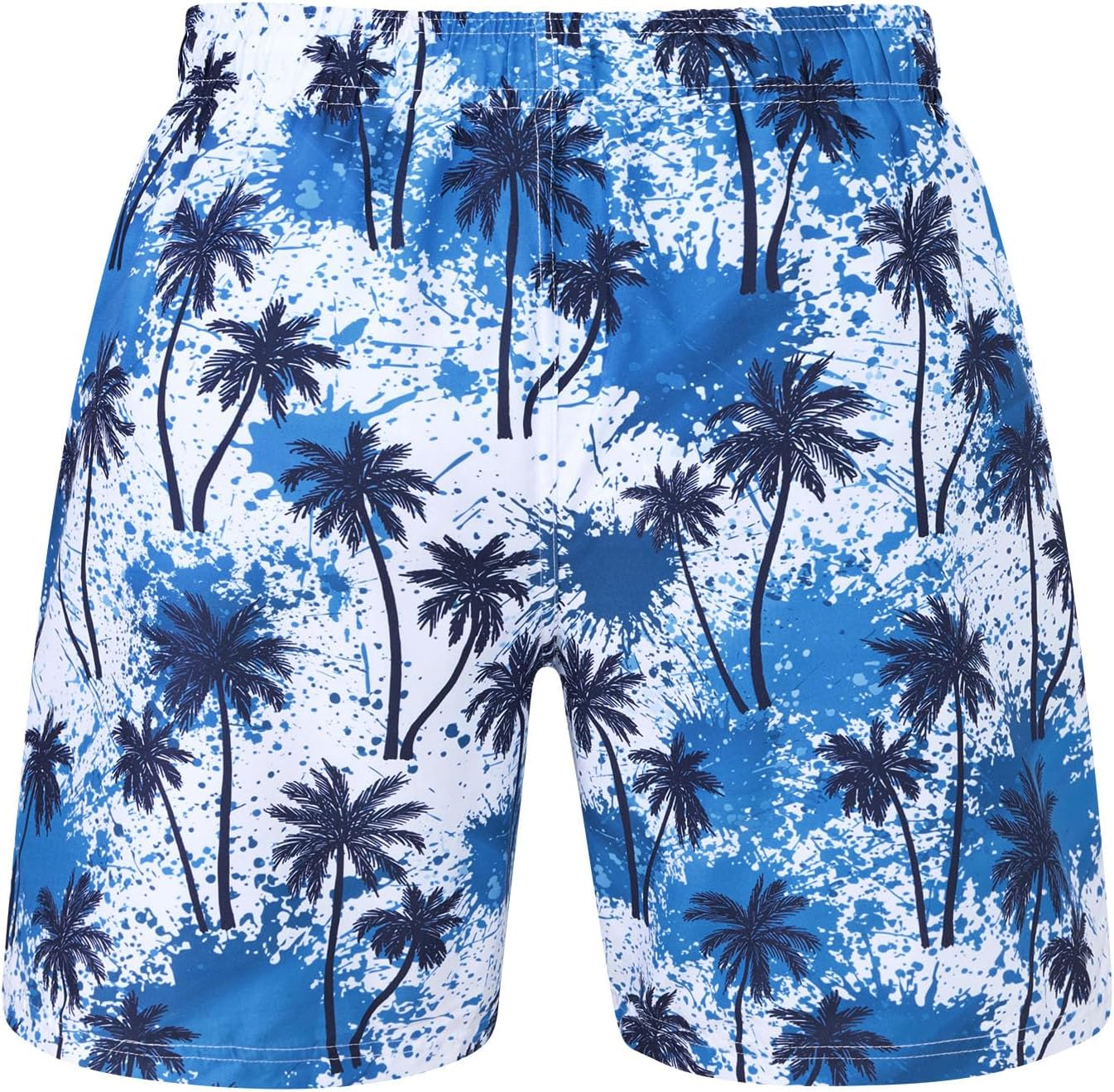 Mens Swim Trunks with Compression Liner Swimming Shorts 7 Inch Inseam Waterproof Quick Dry Beach Sport Shorts M-XXL
