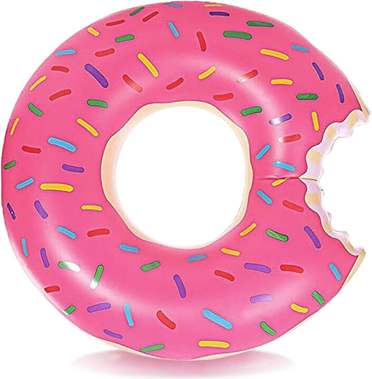 Donut Pool Float - Donut Tube & Ring for Beach & Pool